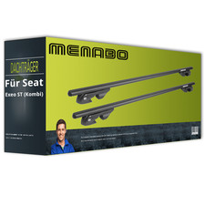 Menabo Sherman - Dachträger - Aluminium - für Seat Exeo ST (Kombi) Typ 3R5 EBA