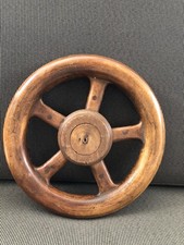 Wooden Steampunk Rotating Cogs Industrial Decoration Old Valve Wheel Wall Décor