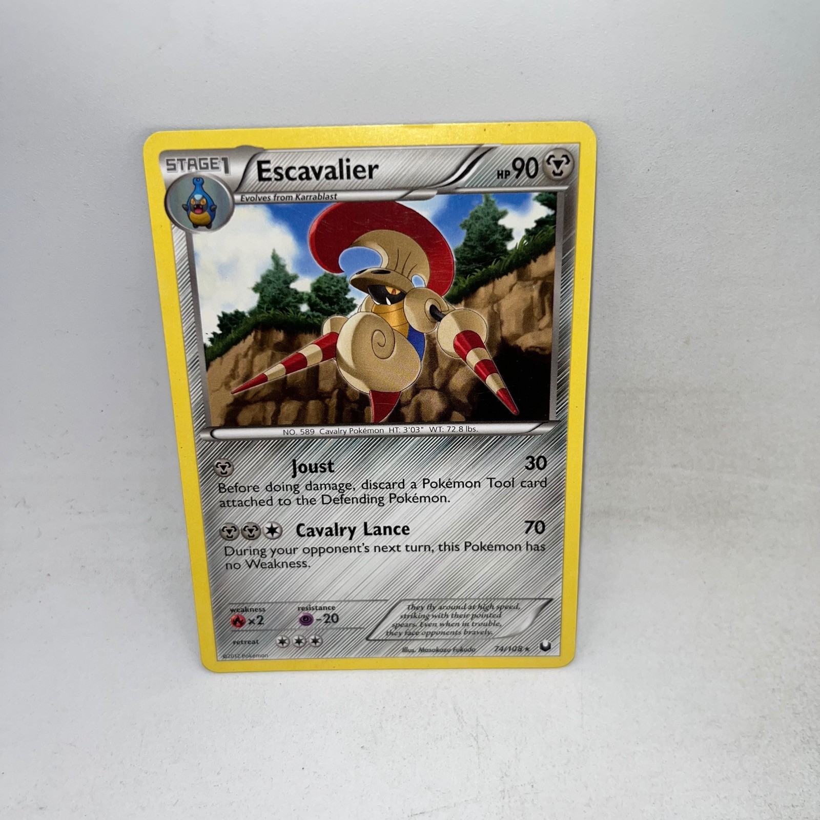Escavalier 74/108 Rare Dark Explorers Pokemon Lightly Played