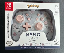 PowerA Enhanced Wireless Nano Controller for Nintendo Switch Pikachu Garden