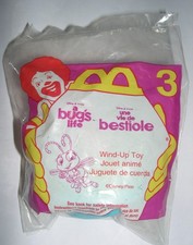 McDonald's Happy Meal 3 "A Bugs Life" Wind-up Toy Bestiole 1998