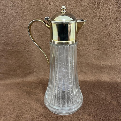 Vintage Italian 1.9kg Glass Pitcher Claret Jug