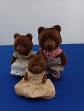 Brown Bear 3 Piece Set Sylvanian Families Epoch I1w98