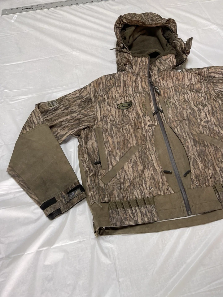 Drake Guardian Elite Flooded Timber Jacket- Shell Weight Mossy Oak Bottomland M - Image 3 of 4
