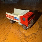 1973 Hot Wheels Redline Red American Tipper Truck Hong Kong