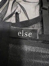 Else Womens Bare Long-Line Underwire Bra Black Size 36b