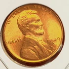 1949-D Lincoln Wheat Cent Penny GEM RED BU From an Original Bank Roll