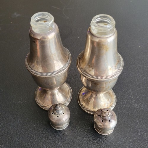 Vintage Duchin Creation Sterling Silver 925 Salt and Pepper Shaker Weighted MCM - Picture 2 of 8