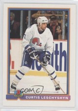 1991-92 Bowman Curtis Leschyshyn #142 0c4
