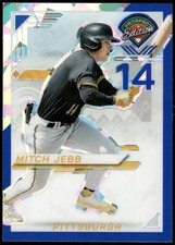 2025 Panini Prospect #79 Mitch Jebb Holo Ticket Blue Ice #/299