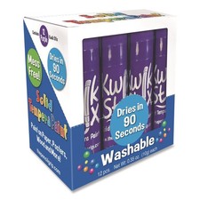 Kwik Stix Solid Tempera Paint Sticks 12/Pkg-Purple