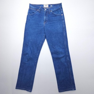 Seager Denim Autry Jeans Mens 31 x 31 Blue Cotton Broken Twill Rigid Raw Denim