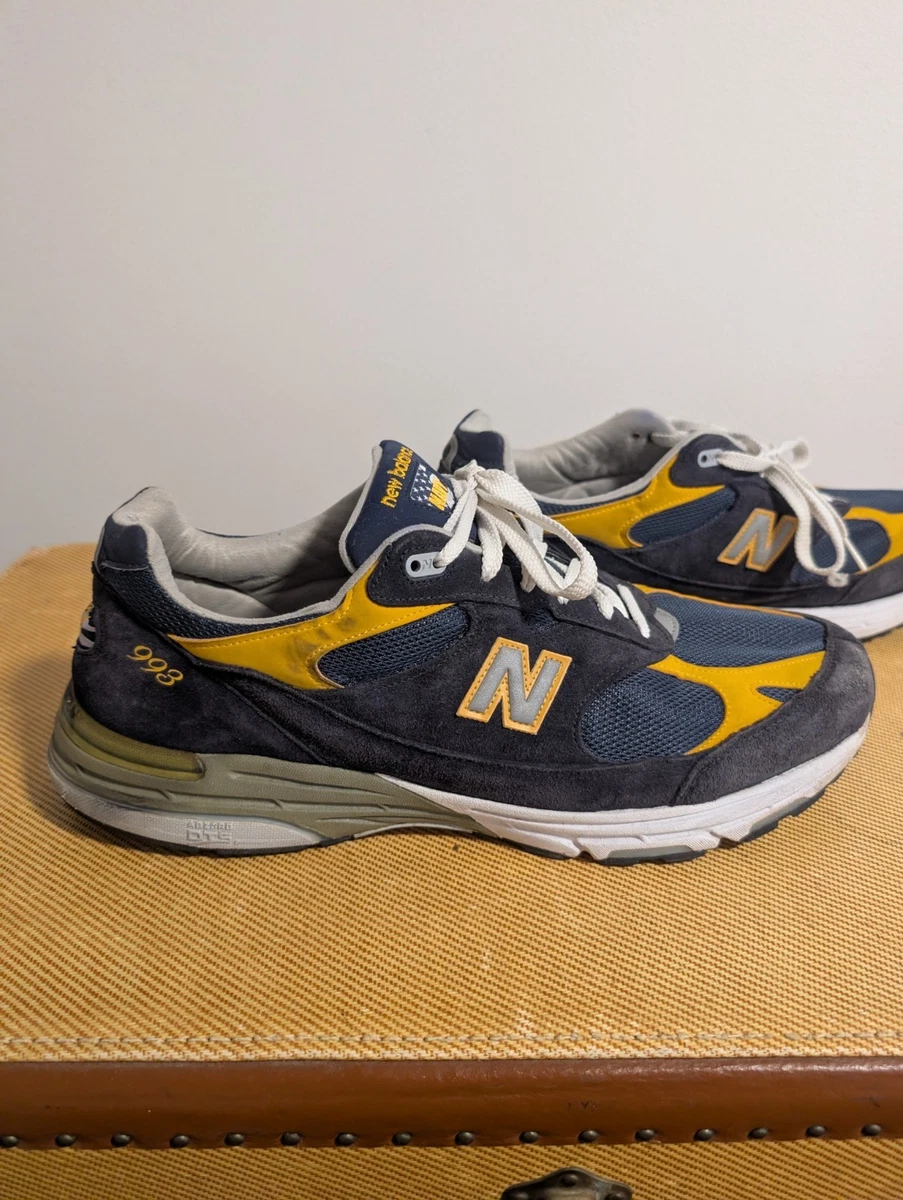 New Balance 993 Made in USA Navy Yellow for Sale | Authenticity