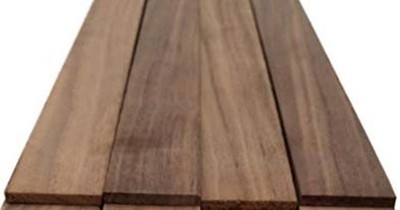 1/4'' x 4'' x 36'' BLACK WALNUT Thin Wood Boards Veneer DIY Scroll Craft Models