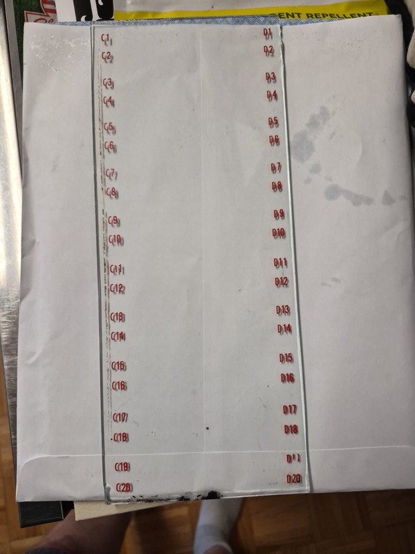 AMI JUKEBOX TITLE STRIP GLASS