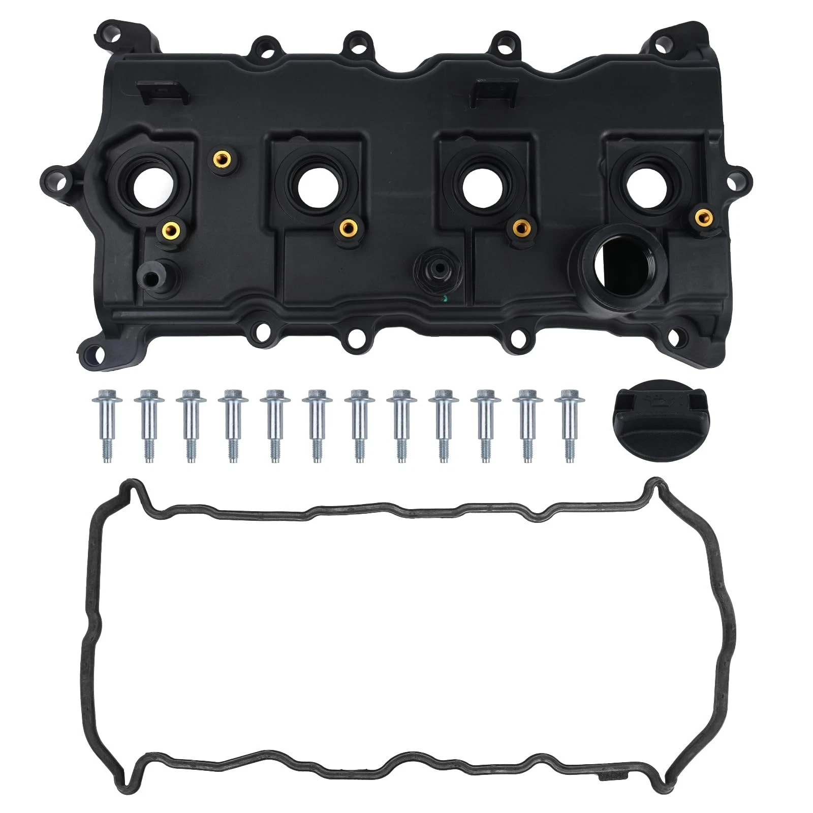 Engine Valve Cover w/Gasket L4 2.5L Fit for 2007-2013 Nissan Altima, 2008-201...
