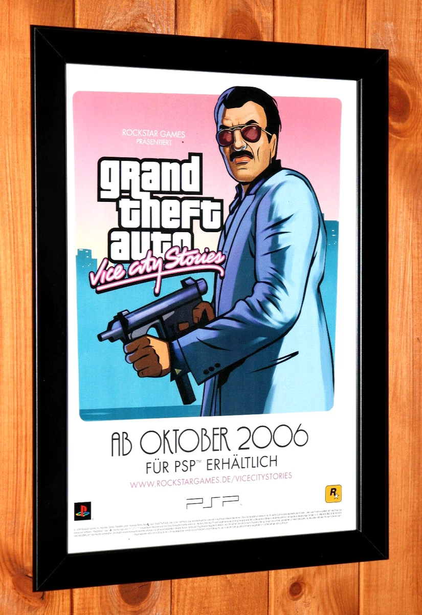 Grand Theft Auto Vice City Poster In Video Game Merchandise for