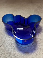 Vaso Iittala Savoia Alvar Aalto blu cobalto anni 2000