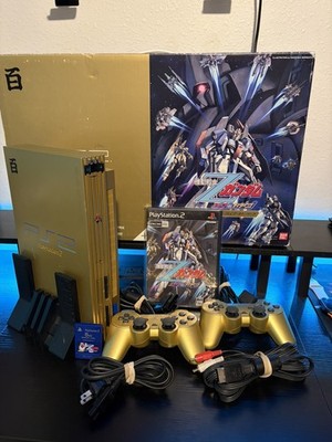 Playstation 2 Gold Gundam Hyakushiki SCPH-55000 GU Console | eBay