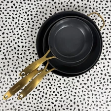 GREENPAN Jewel Pro Ceramic Non-Stick 3-piece Fry Pan Set