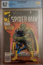 Web of Spider-Man # 25 (Apr. 1987, Marvel) Mark Jewelers Insert; CBCS NM- (9.2)