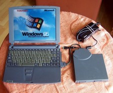 Win95 Toshiba Portege 3110CT Pentium 2, 300MHz 64MB 4GB Floppy Dos-   armada cds