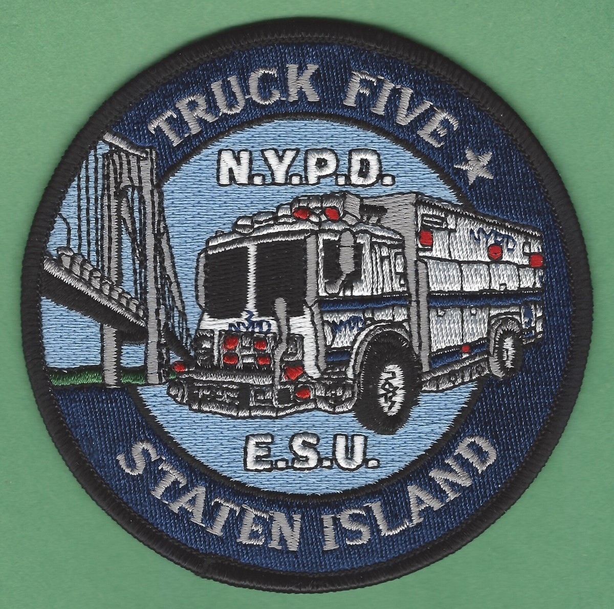 NEW YORK CITY NYPD POLICE EMERGENCY SERVICE SQUAD 5 STATEN ISLAND