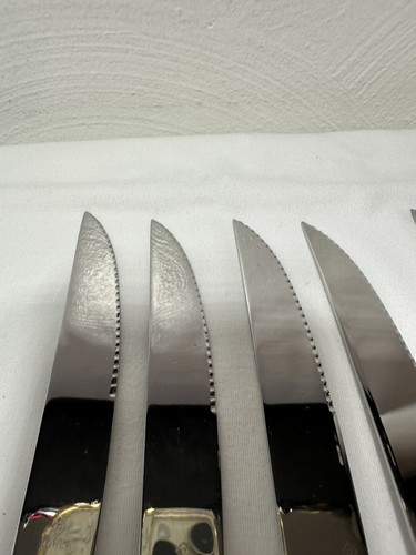 7 Steak Dinner Knife Knives Suffolk Towle Silversmiths Korea Stainless Steel - Picture 3 of 6