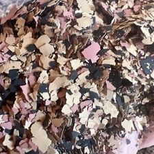 7 Lbs Decorative Color Chips Epoxy Floor Flakes Garage Black Tan Brown
