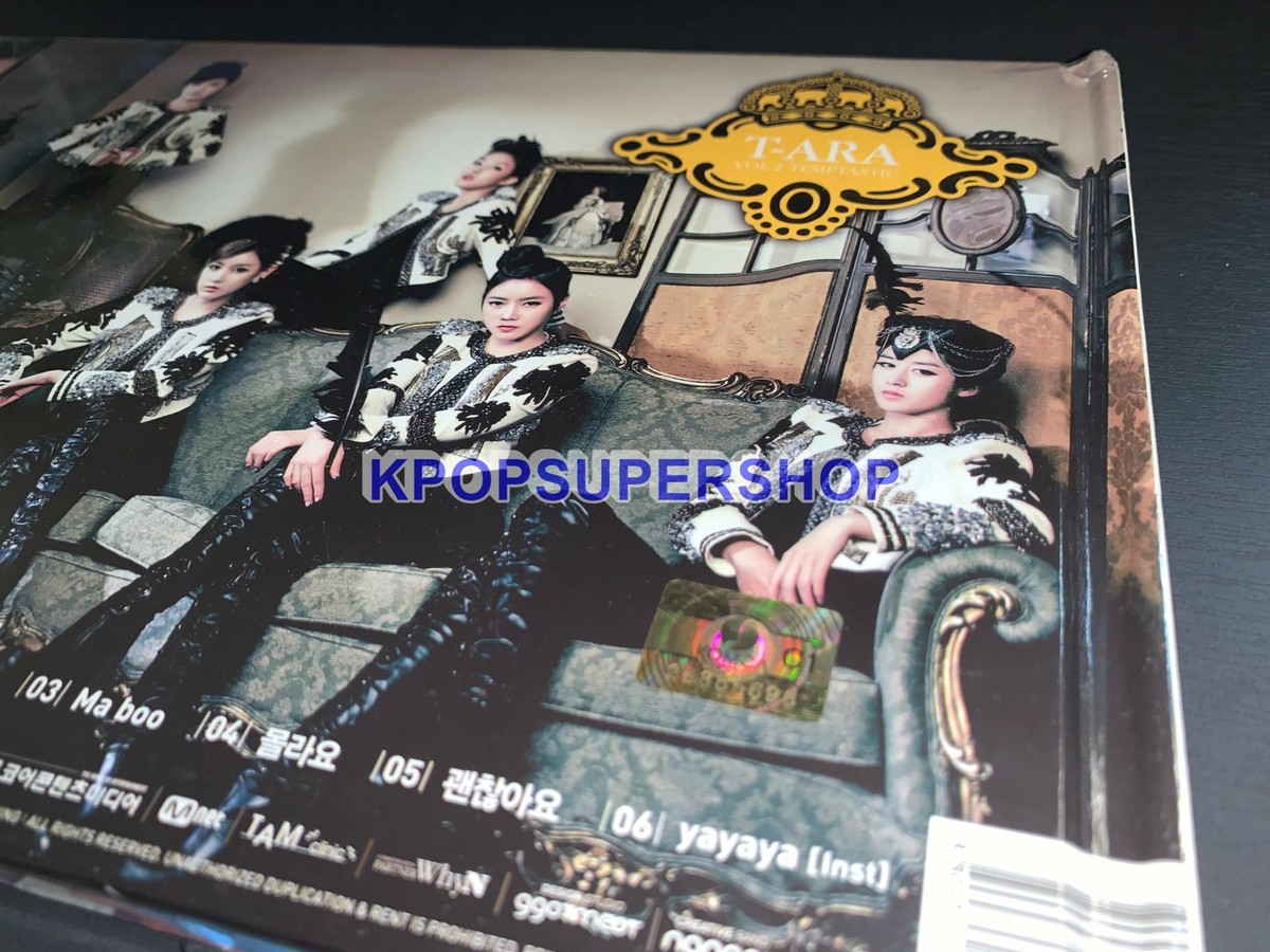 T-ARA Vol. Two 2nd Album Temptastic CD Photobook Great Condition