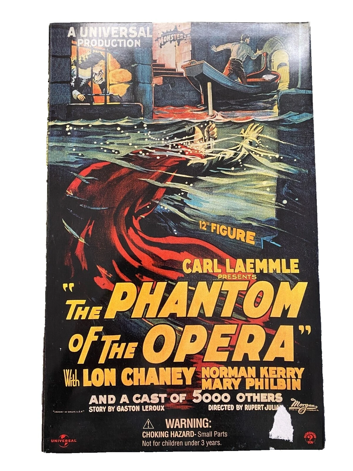 Figura de acción Sideshow Collectibles Fantasma de la ópera y accesorios