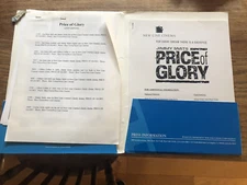 Price Of Glory Rare Complete PRESS KIT W/ PHOTOS & Slides