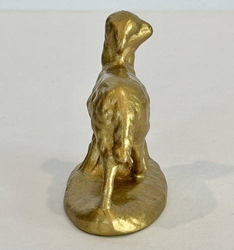 Vintage 1974 Atlantische Form Weihnachten Krippe Ersatz Lamm Schafe in Gold - Bild 4 von 6