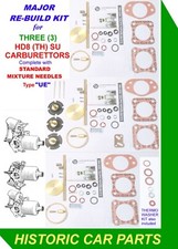 JAGUAR XK150S 3.4 3442cc 1959-62 - MAJOR RE-BUILD KIT for 3 x SU HD8TH 2" Carbs