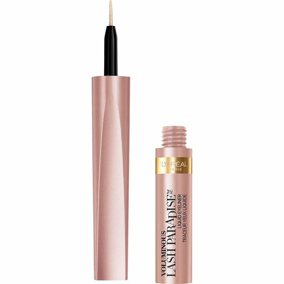 (6 PACK)L'Oreal Paris Voluminous Lash Paradise Liquid Eyeliner, Rose Gold - Image 2 of 2