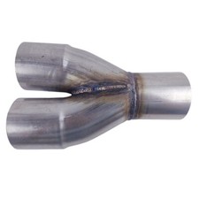 Racing 2-1 Stainless Ss Exhaust Merge Collector 3 Dual Inlet To 3 Outlet Us
