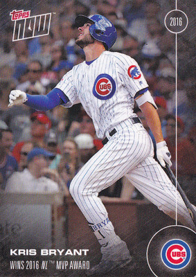 2016 Topps NOW OS-32 Kris Bryant Chicago Cubs Wins NL MVP Award | eBay