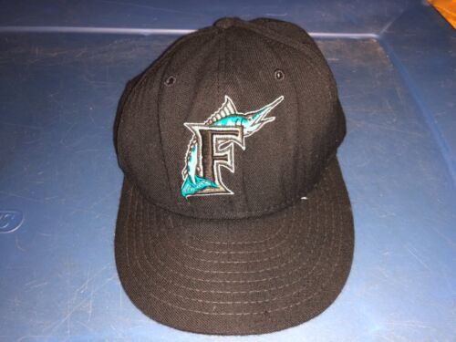 Vintage FLORIDA MARLINS Baseball Team MLB Fitted Hat Cap Size 7 1/2 - Picture 1 of 2