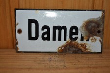 Altes Emailschild 30er