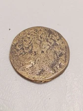 Fantastic Rare Ancient Greek Very Unique King Image Bronze Coin