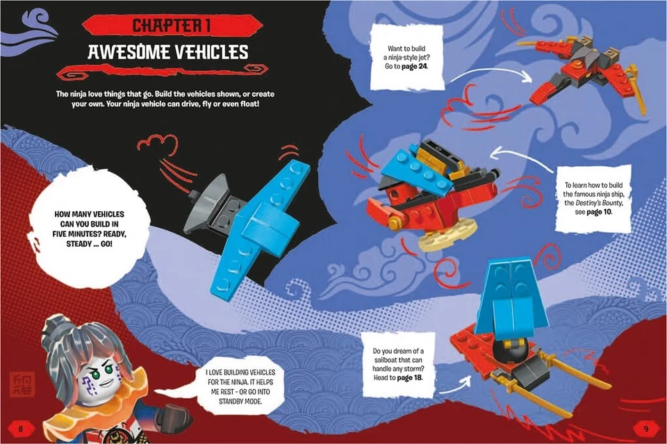 LEGO® NINJAGO®: Five-Minute Builds (with 70 LEGO bricks) LEGO® 5-Minute Builds - Image 2 of 4