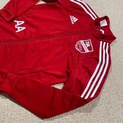 Adidas Tracksuit Top Boys 13-14 Years Large Red White German Football Jacket - Picture 2 of 11