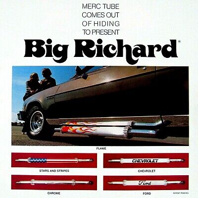 Big Richard Go Get Em Dick Side Pipes Vintage Mercury Tube Original Print Ad eBay