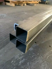 Steel Square Tube 2.5" x 2.5" x 12" Long x 1/8" Wall (0.125")