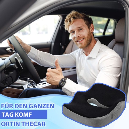 Memory Schaum Sitzkissen Sitzauflage Steißbeinkissen Prostatakissen Sitzerhöhung - Bild 7 von 19