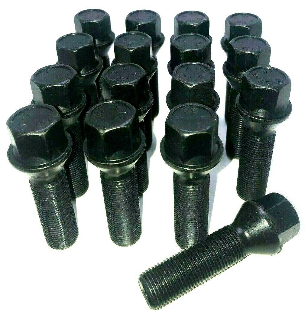 BIMECC M12x1.5 65mm Long Wheel Bolt – 40mm Thread, 60° Alloy, 72.6 – Fits BMW (2-Pack)
