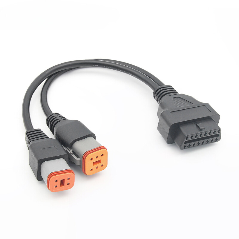 Harley Davidson 6pin to 16pin OBD Adapter Motorbike Diagnostics Harley Davidson 6pin to 16pin OBD Adapter Motorbike Diagnostics