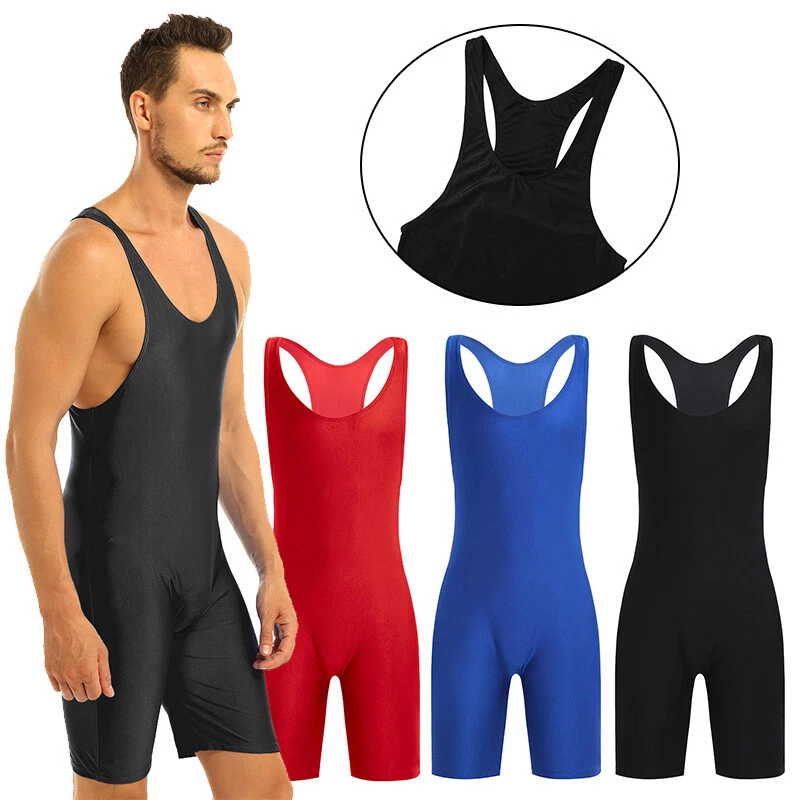 Body Intero Uomo In Misto Modal – Fitness, Wrestling, Singlet – Stretch E Traspirante