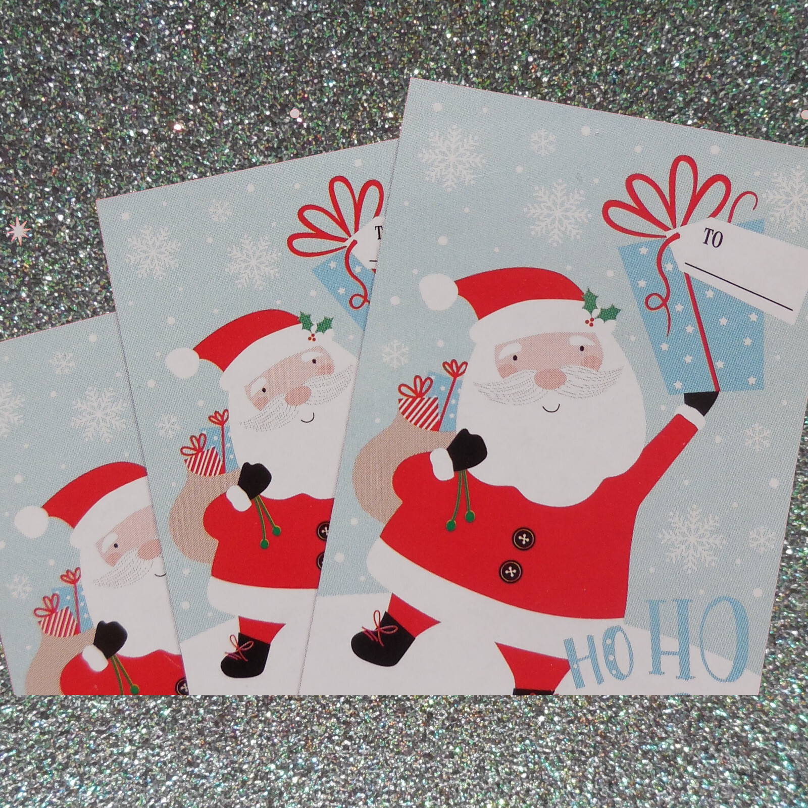 Pack Of 3 Large Christmas Santa Sacks Plastic Present Gift Bag Xmas Sack 75x50cm