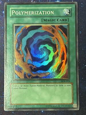 ぺんすけ 遊戯王 融合 LOB-059 旧アジア版 スーパー ARS10 Yu-Gi-Oh! TCG Polymerization Legend of Blue Eyes White Dragon LOB
